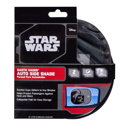 Plasticolor 003746R01 Star Wars Darth Vader 2-Piece Magic Car Truck SUV Spring Side Window Sunshade, 14"x17.5"