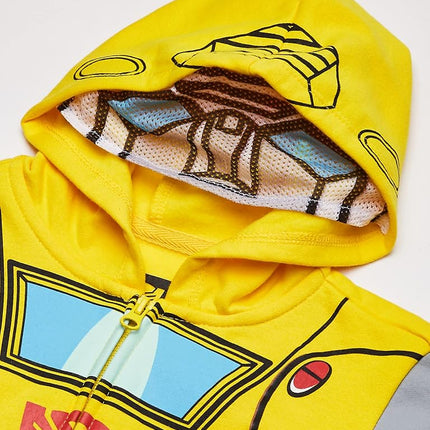 Transformers Boys' Bumblebee Character Hoodie, Yellow, 3 Years