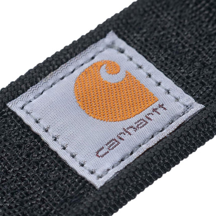 Carhartt Men's Durable Nylon Webbing Belts, W/a Slim Profile Design, Rugged Flex (Black), Large