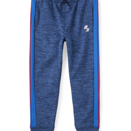 The Children's Place Boys' Fleece Knit Performance Jogger Pants, Blue, XX-Large