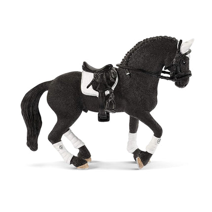 Schleich Horse Club - 4Pc Frisian Stallion Riding 
