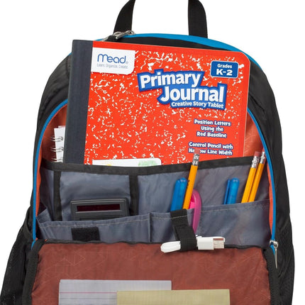 Mead Primary Journal, Half Page Ruled, Grades K-2, 7-1/2" x 9-3/4", 100 Sheets, Red (489903-ECM)