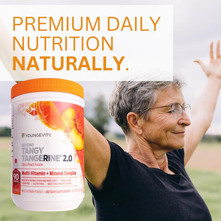 Beyond Tangy Tangerine 2.0 Infusion Agrumes Pêche en Poudre de Youngevity