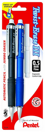 Pentel Twist-Erase III Automatic Pencil with 2 Era