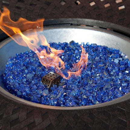 Fire Sense Sapphire Blue Reflective Fire Glass