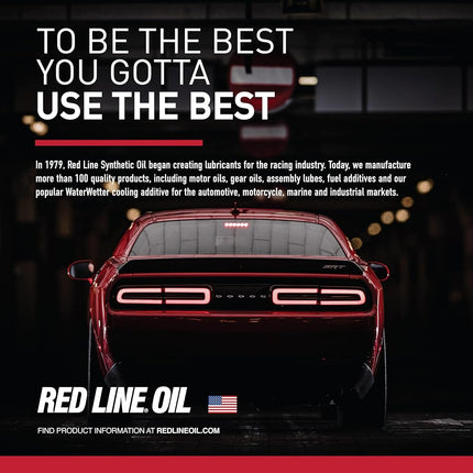 Aceite sintético de dos tiempos Red Line 40603 para carreras - 16 onzas (paquete de 12)