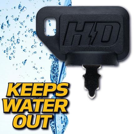 (2 Pack) HD Switch Ignition Switch Key Set replaces Toro Exmark 63-8360, 103-2106, 1-603511, 62-7770 Titan Z-Master Lazer Z, Turf Ranger Navigator, Turf Tracer X-Series Metro + FREE Carabiner Keychain
