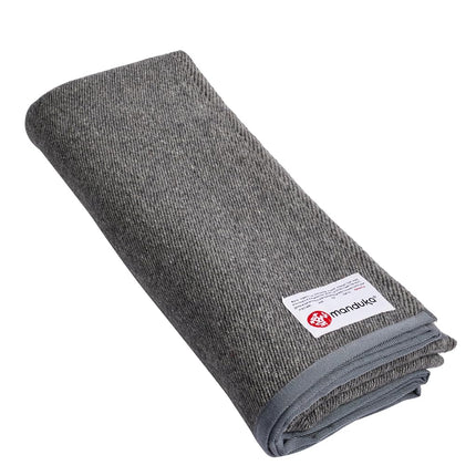 Manduka Recycled Wool Blanket, Sediment