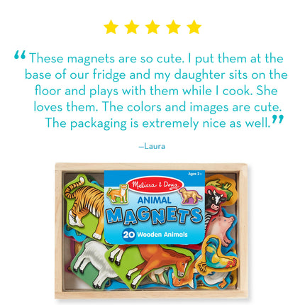 Flair Wooden Animal Magnets: Wooden Animal Magnets