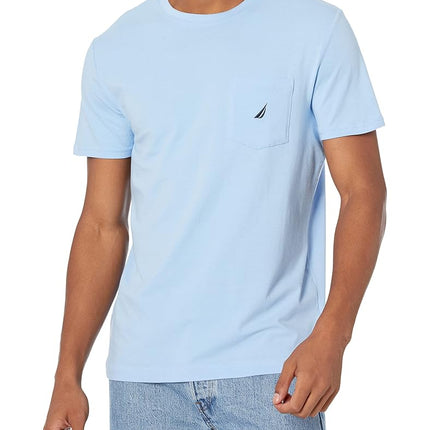 Nautica Men's V41050 T-Shirt, Noon Blue, XL