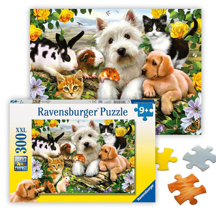 Ravensburger Happy Animal Buddies XXL Jigsaw Puzzle (300 Pieces)