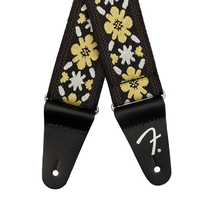 Fender Pasadena Woven Guitar Strap - YLW CLOVER