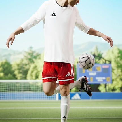 adidas Mens Squadra 25 Shorts, Team Power Red/Team Power Red/White, 3X-Large