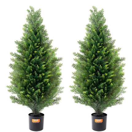 VEVOR Artificial Cedar Topiary Tree, 36 inch Tall 