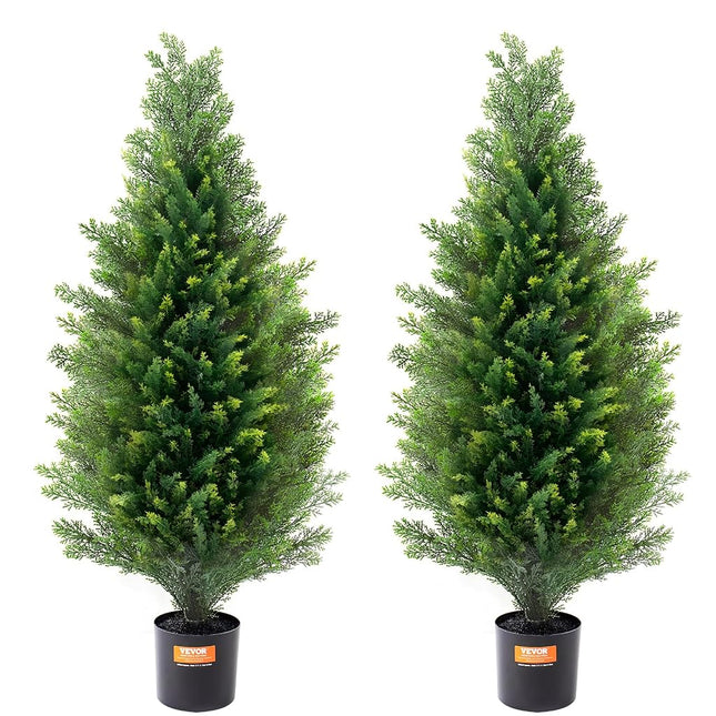 VEVOR Artificial Cedar Topiary Tree, 36 inch Tall 
