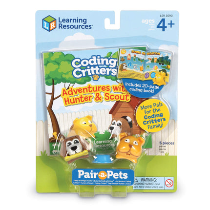 Learning Resources Coding Critters Pair-A-Pets Adventures with Hunter & Scout