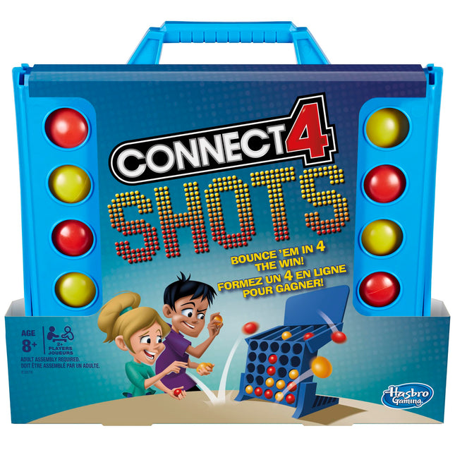 Hasbro Gaming E35780000 Connect 4 Shots Shooting Game, Brown/a, Standart for Ages 8 and up