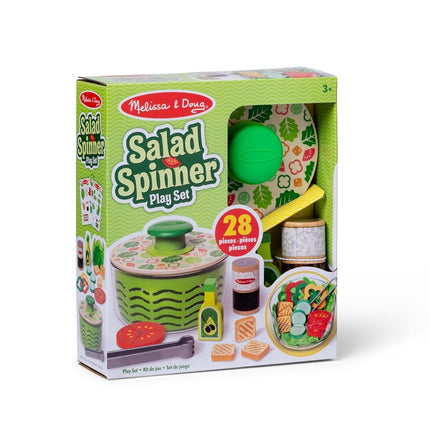 Melissa & Doug Salad Spinner Play Set, Pretend Play Food for Boys and Girls Ages 3+