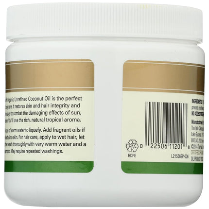 Spectrum Essential Unrefined Organic Coconut Oil Bodycare, 15 Fluid Ounce