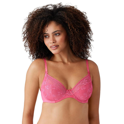 Sujetador con aros de figura completa Lifted in Luxury de Wacoal para mujer, rosa fuerte, 32D