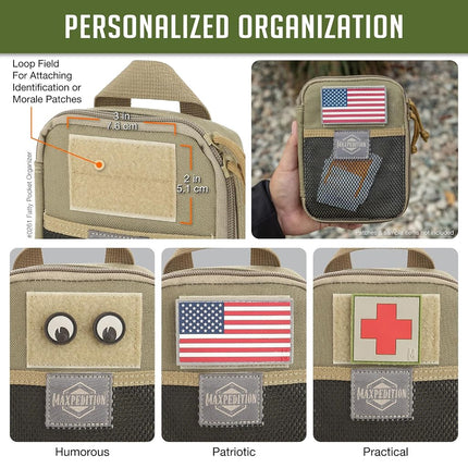 Maxpedition Medium Fatty Pocket Organizer (Khaki)