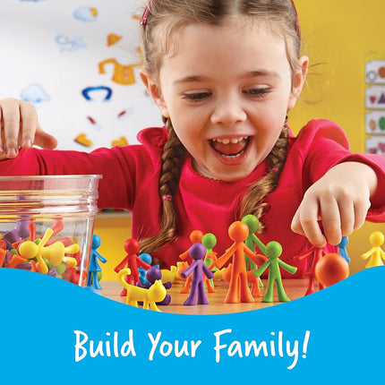 Learning Resources All About Me Family Counters, Ages 3+, Maths Sorting Toy, Colour Recognition, Counting Skills, Gifts for Kids
