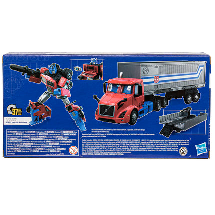 Hasbro Transformers Generations Figura Clase Líder Volvo VNR 300 Optimus Prime 18 cm