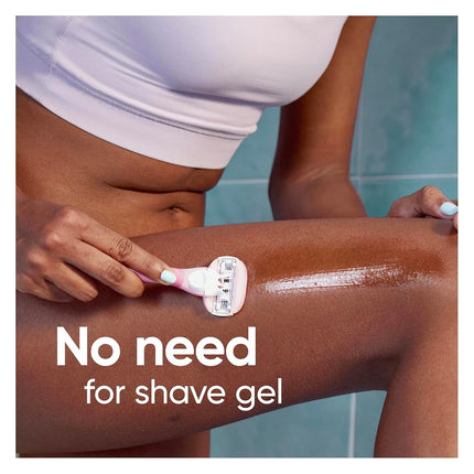 Gillette Venus ComfortGlide White Tea Women's Razor - 1 Handle + 2 Refills