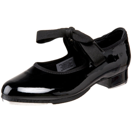 Bloch Dance Girl's Annie Tyette Tap Shoe, Black Pa