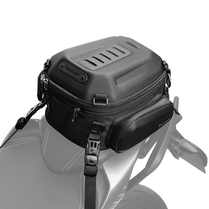 Rhinowalk Motorcycle Tail Bag Expandable Hard Shel