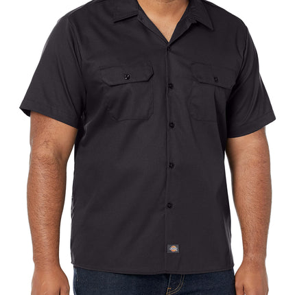 Dickies Men's Short-Sleeve Flex Work Shirt Slim Fi