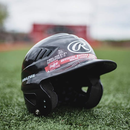 Rawlings Coolflo Molded Baseball Batting Helmet, Royal, One Size