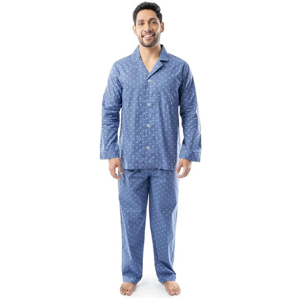 Fruit of the Loom Men's Long Sleeve Broadcloth Paj