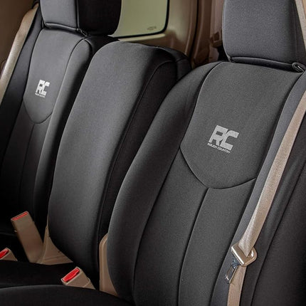 Housses de siège avant en néoprène Rough Country pour Chevy/GMC 1500 de 1999-2006-91013