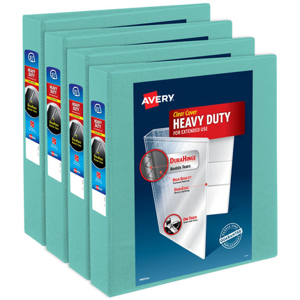 Avery Heavy-Duty View 3 Ring Binder, 1.5 Inch EZD 