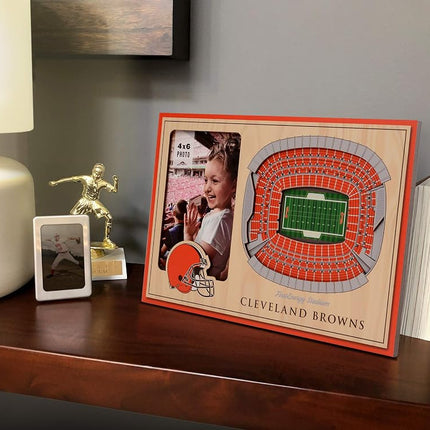 YouTheFan NFL Cleveland Browns 3D StadiumViews Picture Frame