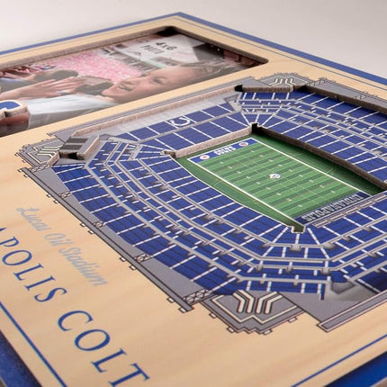 YouTheFan NFL Indianapolis Colts 3D StadiumViews Picture Frame