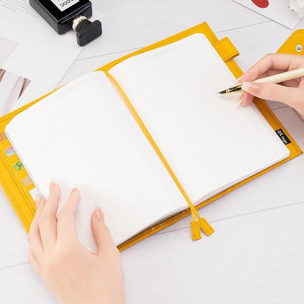 Leather B6 Planner Cover for Stalogy, midori, Sterling Ink