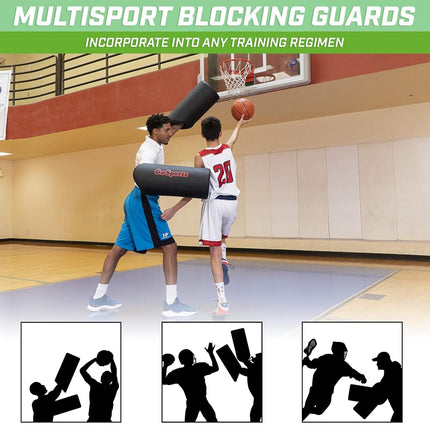 GoSports Big Paws Padded Arm Blocking Guards - 2 Pack, Basketball, Football, LAX, MMA Training