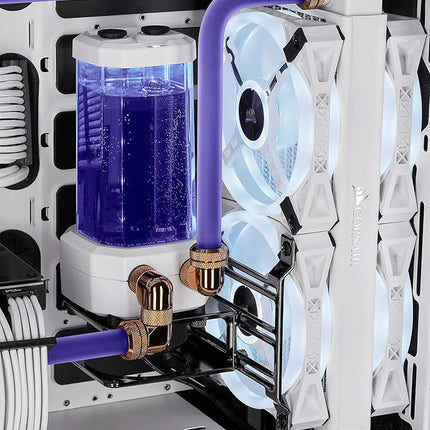 CORSAIR Hydro X Series XT Tube rigide 12 mm (Tube droit en PMMA, Construction résistante, Facile à couper) Transparent Satiné