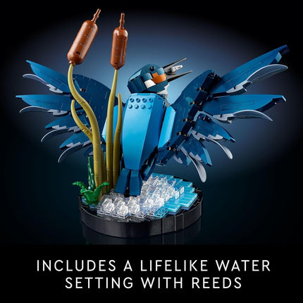 LEGO Icons Kingfisher Bird Model, Creative Set for Adults to Build and Display, Ideal for Home and Office D�cor, Bird Lovers Gift, Relaxing Project for Bird Enthusiasts, 10331