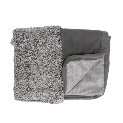 Furhaven Replacement Dog Bed Cover Berber & Suede 