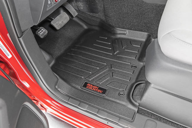 Rough Country Floor Mats for 2022 Nissan Frontier | Crew Cab - M-80515