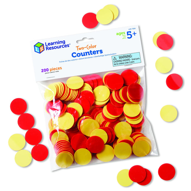 Learning Resources Two Color Counters, Red and Yel