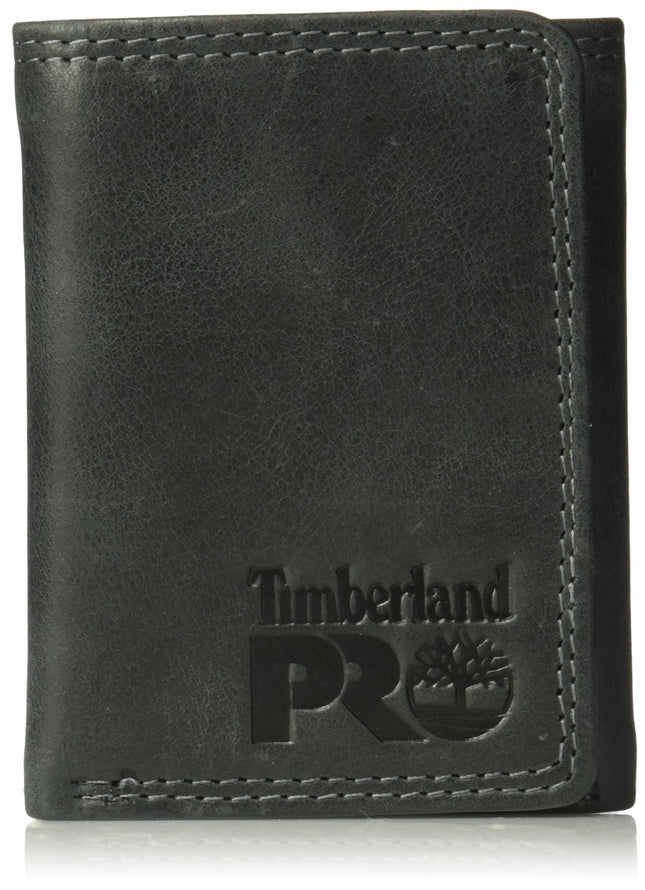 Timberland PRO mens Leather Rfid Trifold With Id W