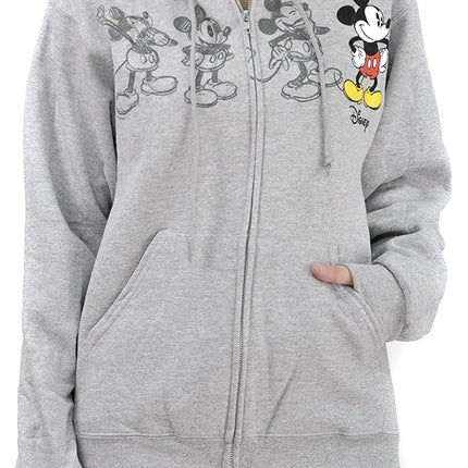 Disney Women's Mickey Mouse Classic Animation Zip 