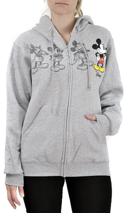 Disney Women's Mickey Mouse Classic Animation Zip 