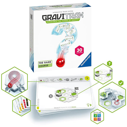 Ravensburger GraviTrax The Game - Course - Marble Challenge Logic Brain Games and STEM Toys for Kids Age 8 Years Up