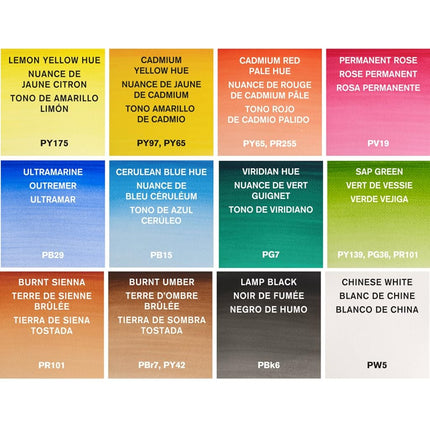 Winsor & Newton Watercolour Half Pan Compact Set