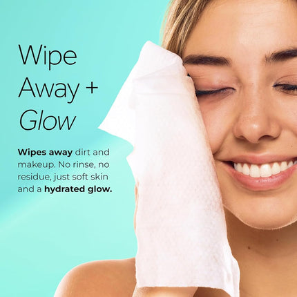 Pond's Vitamin Micelar Wet Wipes for Dry Skin Moisturising Aloe Vera Removes Makeup Waterproof 25 Wipes